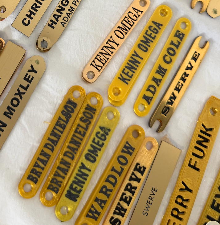 3D Printed AEW Nameplate