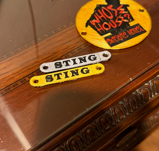 3D Printed AEW Nameplate