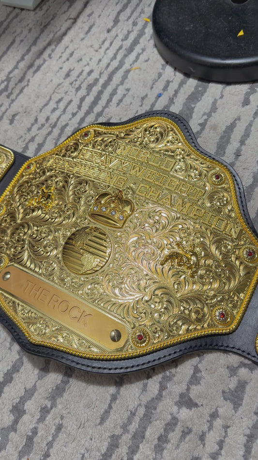 3D Printed Big Gold Nameplate